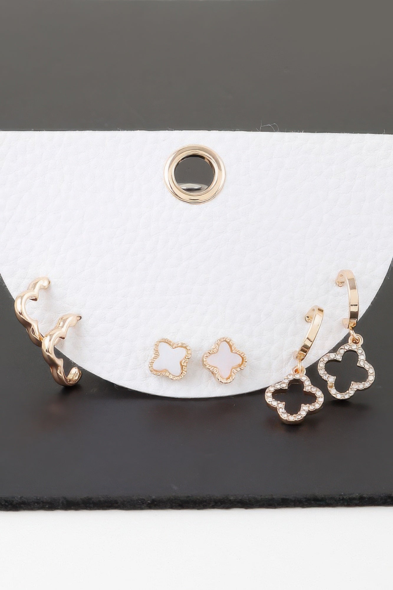 Multi Clover Earrings Set - That Janis Style