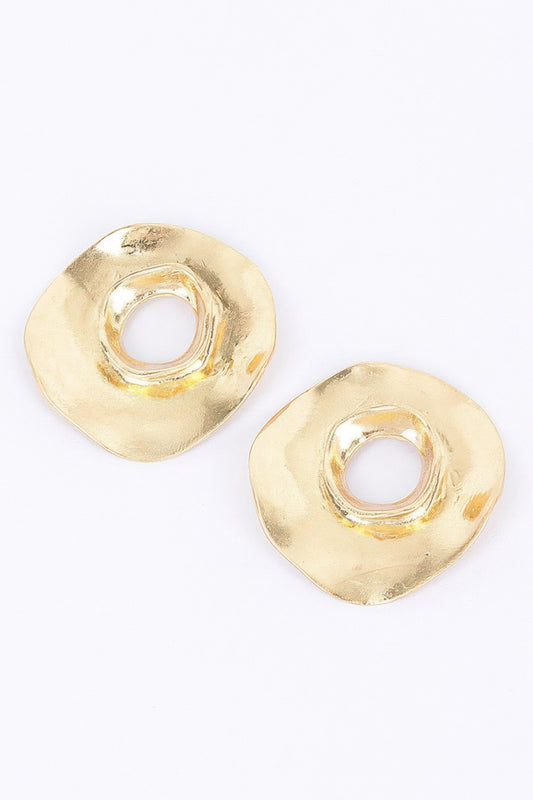 Gold Plated Metal Earring - That Janis Style