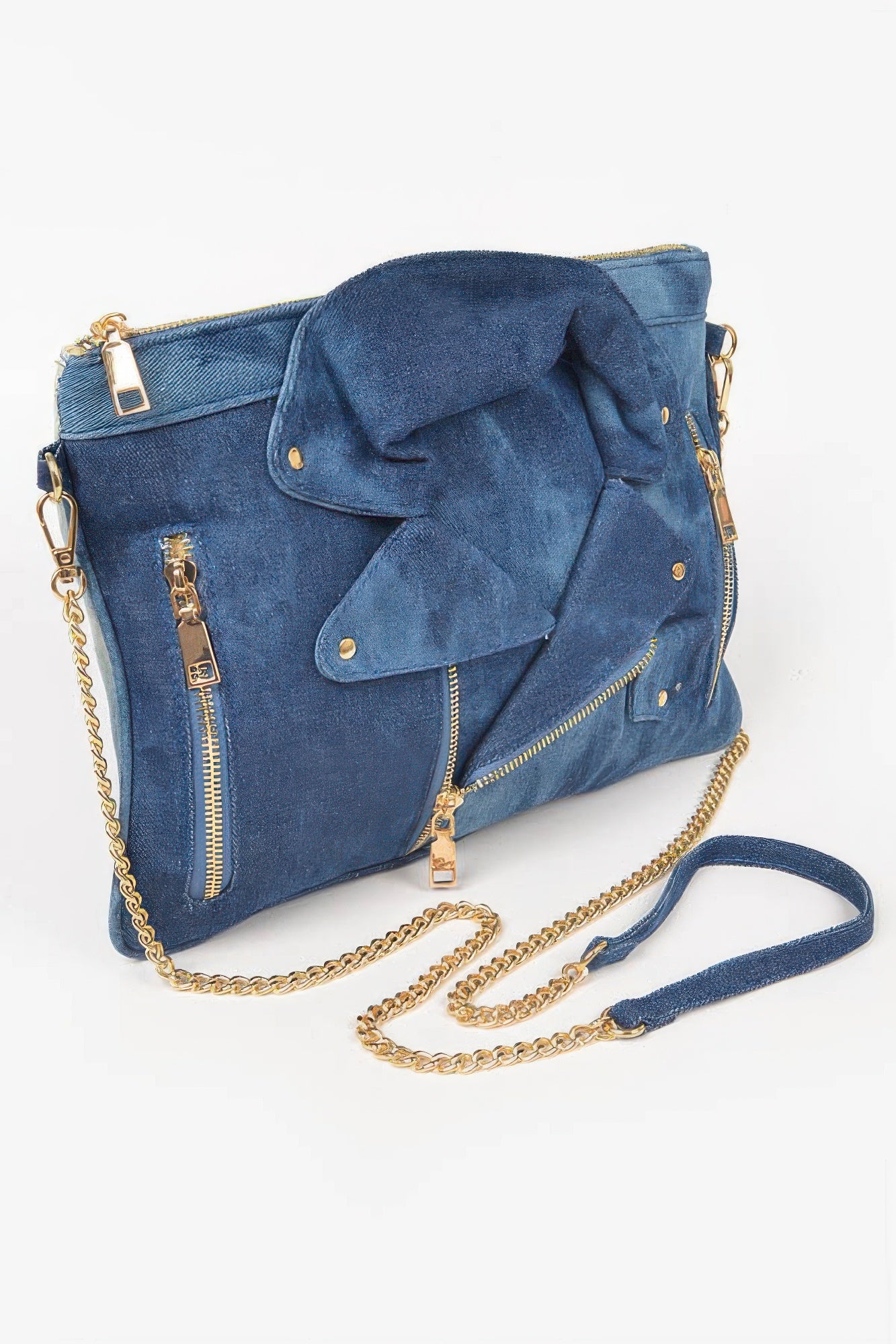 Denim Jacket Crossbody Clutch - That Janis Style
