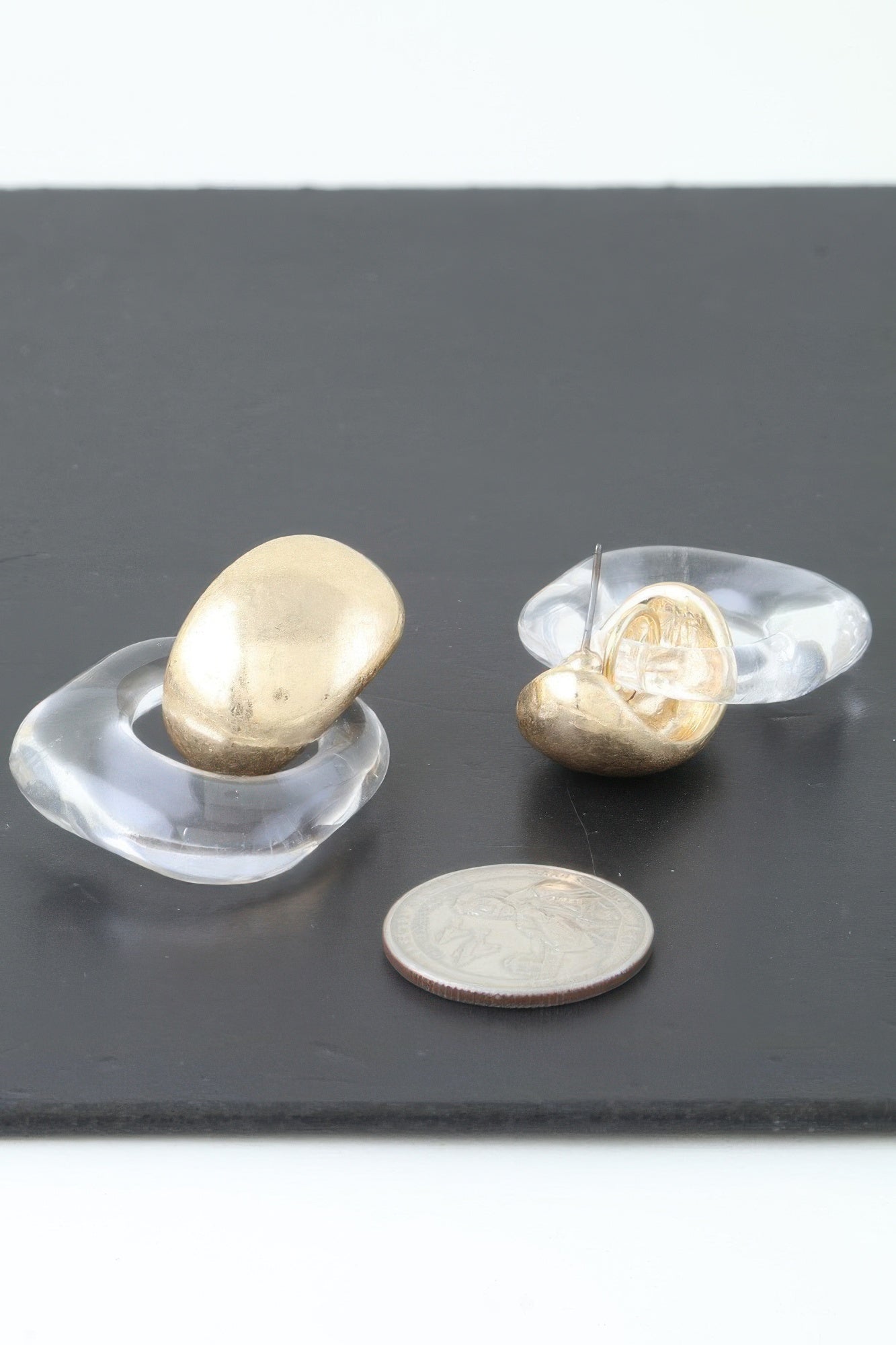 Modern Transparent Drop Earrings - That Janis Style