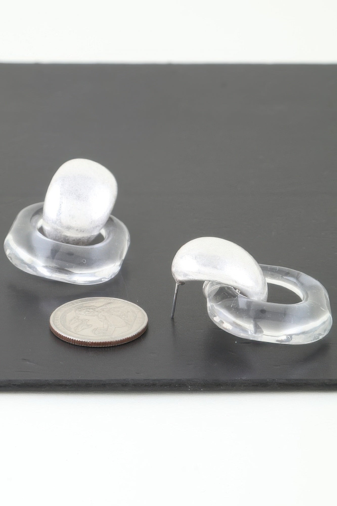 Modern Transparent Drop Earrings - That Janis Style