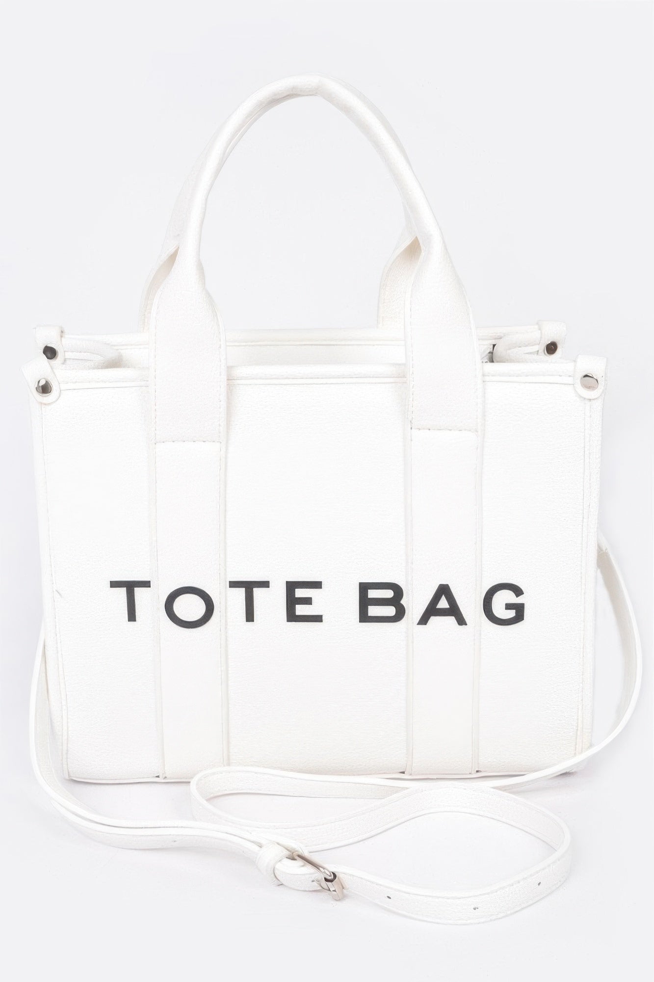Faux Leather Small Tote Bag - That Janis Style