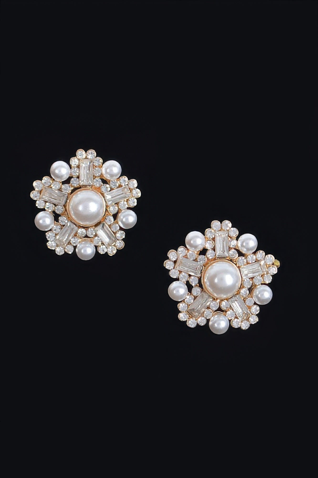 Starburst Faux Pearl Earrings - That Janis Style