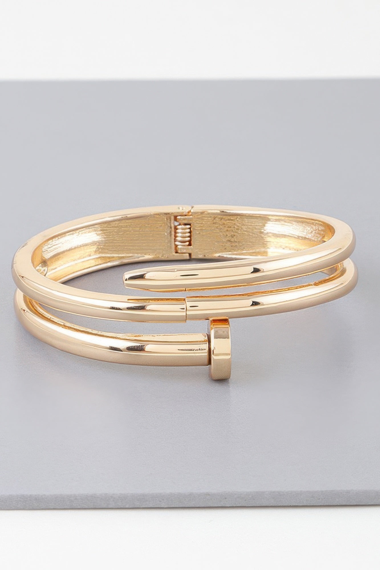 Shiny Nail Wrap Around Bracelet - That Janis Style