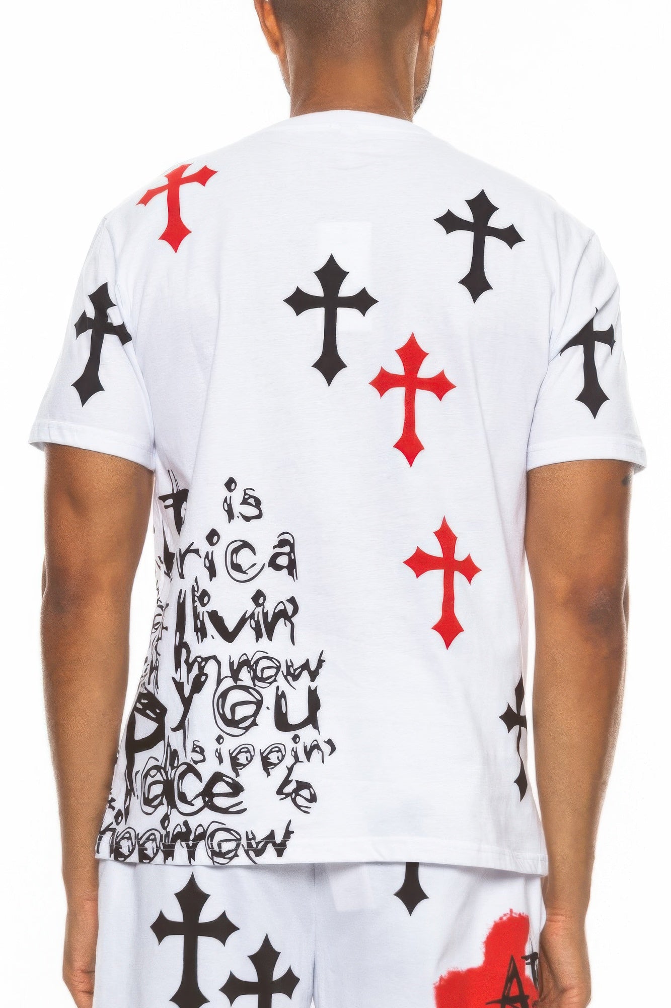 Cotton Print Chome Cross Thirt - That Janis Style